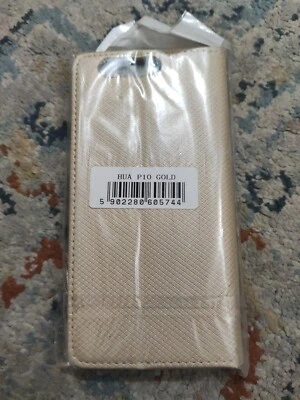 CUSTODIA LIBRO PORTAFOGLIO COVER CASE per HUAWEI P10 Gold - Immagine 1 di 2