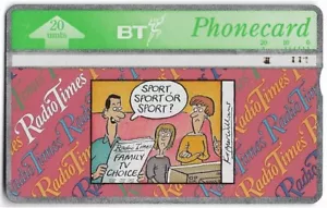 BT Phonecard, 20 Units Radio Times 'Sport, Sport or Sport?' - Picture 1 of 2