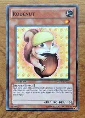 Yu-Gi-Oh  Rodenut PHSW-EN032 1st Edition .Free Postage - Image 1 of 3
