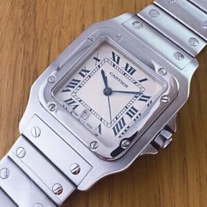 Cartier Santos Galbee 29mm Date Quartz Watch Box 987901