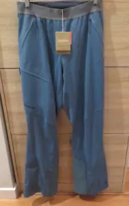 Pantaloni da sci neve elasticizzati leggeri Patagonia Upstride Recco blu donna nuovi con etichette M - Foto 1 di 23