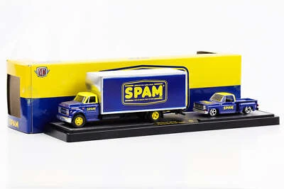 1:64 1968 Chevrolet C60 Camion & 1979 Silverado Stepside Spam M2 Machin - Immagine 1 di 3