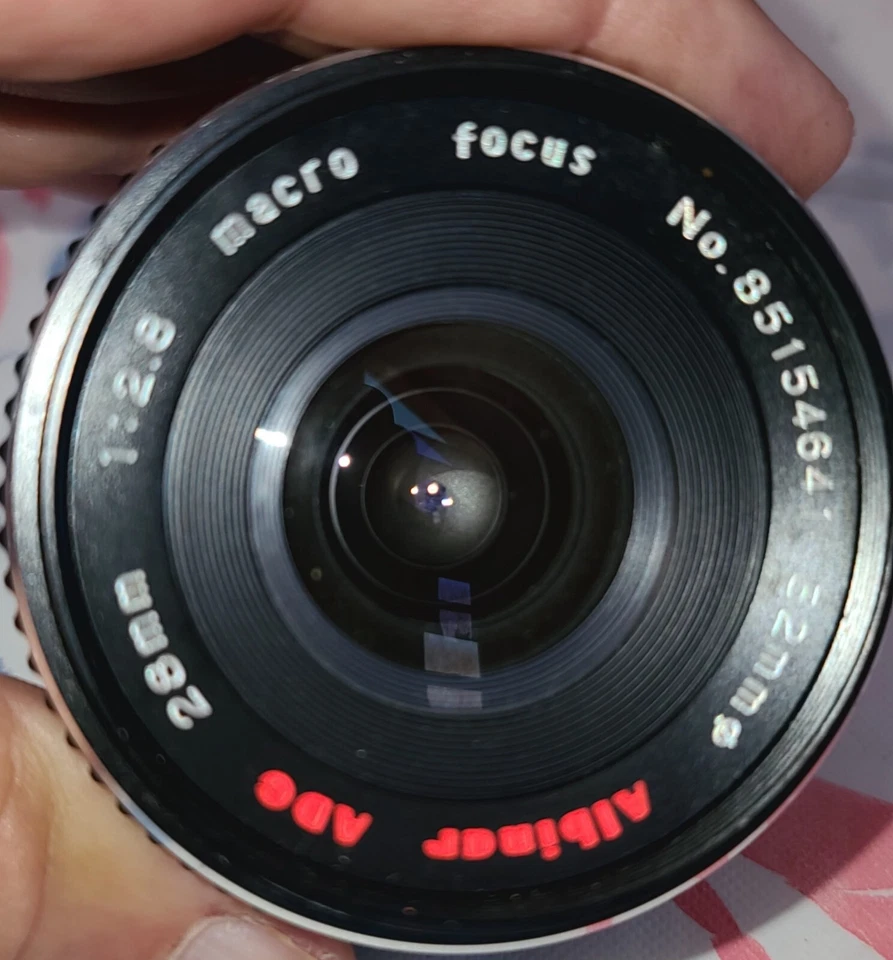 Konica Albinar ADG Macro 1:4 28mmF:2.8 Lens, Mintish 9++ KR Mt. - Image 1 of 4