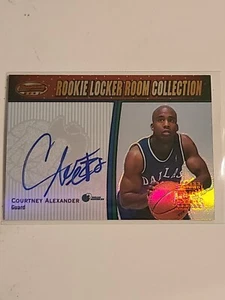 2000-01 Bowman's Best Rookie Locker Room Collection Courtney Alexander Auto RC - Picture 1 of 2