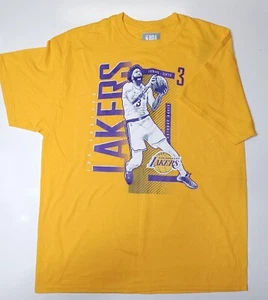 NBA Basketball LA Los Angeles Lakers #3 Anthony Davis Graphic Shirt 100% Cotton - Picture 1 of 1