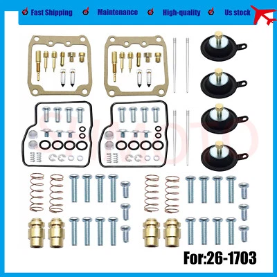 2PCS For 1992-2002 Suzuki Intruder 800 VS800GL Carburetor Carb Repair Kit - Image 1 of 4
