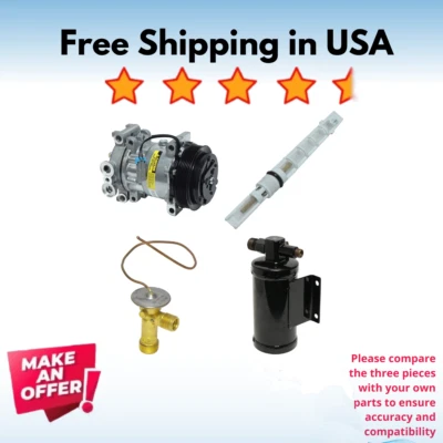 Kit Compresor A/C Fit Chevrolet P30 1997-2005, GMC P3500 1997-1999 Foto 1 de 4