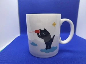 Concombre Yuka Saji Decole Small Mug Black Cats Amour Cup String Phone Love - Picture 1 of 6