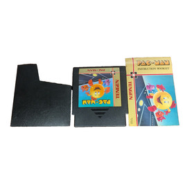 NES Pac-Man Tengen (Nintendo, NES 1988) w/ Sleeve, & Manual