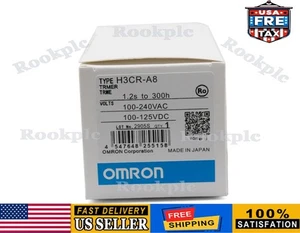 NEW IN BOX OMRON Timer H3CR-A8 H3CRA8 100-240VAC / 100-125VDC  US Free TAX - Picture 1 of 10