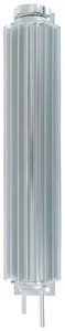 13" Finned Aluminum Radiator Overflow Tank - Silver - Imagen 1 de 1