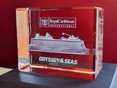 Royal Carribean Odyssey Crystal Block - Image 1 of 3