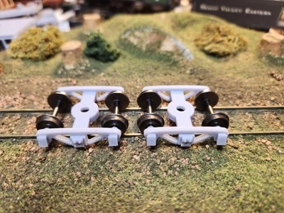 On30 3d Printed Bettendorf Truck Set With InterMountain Wheel Sets 20" Wheels - Image 1 of 4