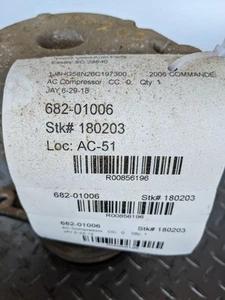 AC Compressor Fits 05-07 GRAND CHEROKEE 856196 - Picture 1 of 7