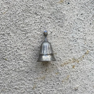 Vintage Cartier Sterling Silver 925 Call Bell 3 1/2 Rare Lapis Lazuli Cabochon - Picture 1 of 7