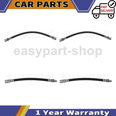 4 mangueras de línea de freno delanteras traseras Sunsong para Volkswagen Super Beetle 1971 1972 1973 Foto 1 de 4