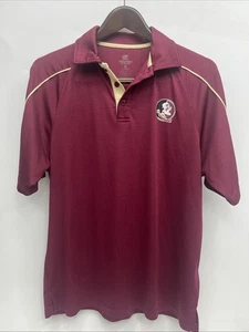 Florida State Seminoles FSU Colosseum Performance Men’s Polo Shirt- Size Medium - Picture 1 of 6