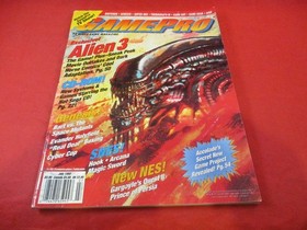 Gamepro Magazine July 1992 Alien 3 Cover Cyber Cop Bart vs Space Mutants Sega CD