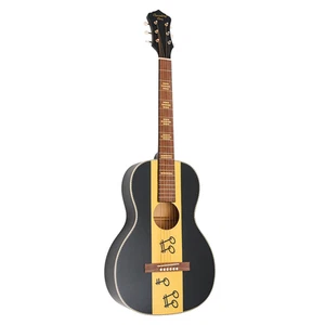 Recording King RPS-7-NGB Steamboat Single 0 Parlor Guitar NEW - Picture 1 of 4