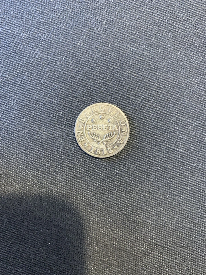 1 Peseta 1813 Barcelona - Image 1 of 4