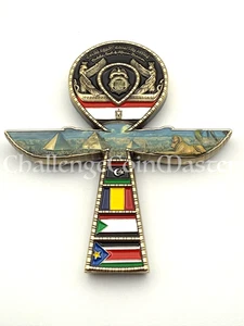 F90 DEA CAIRO EGYPT Drug Enforcement Narcotics Federal Police Challenge COIN - Picture 1 of 2