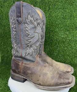Cody James BBM164 Montana Broad SquareToe Cowboy Western Leather Boots 8.5 EE - Picture 1 of 9