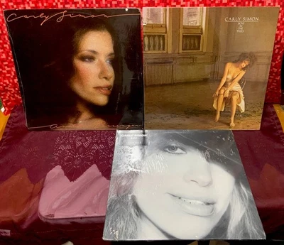 1976-1979 Carly Simon “Another …/Boys …/Spy” Elektra Records 3-LP (Sealed) - Image 1 of 4