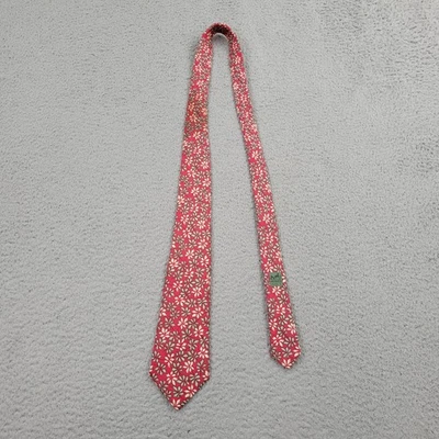 Corbata Hermès Hombre 100% Seda Floral Hecha en Francia Foto 1 de 4