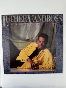 Luther Vandross - Give Me The Reason 12" Record 1986 Epic R&B Soul 33RPM - Picture 1 of 6
