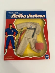 Mego Action Jackson Vintage Beige Karate Outfit Boxed 70s Toy Sealed - Bild 1 von 6