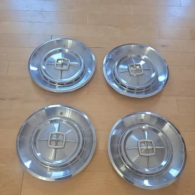 JUEGO DE TAPACUBOS LINCOLN CONTINENTAL 1960 60 OEM CUBIERTAS DE RUEDA FORD MERCURY Foto 1 de 4