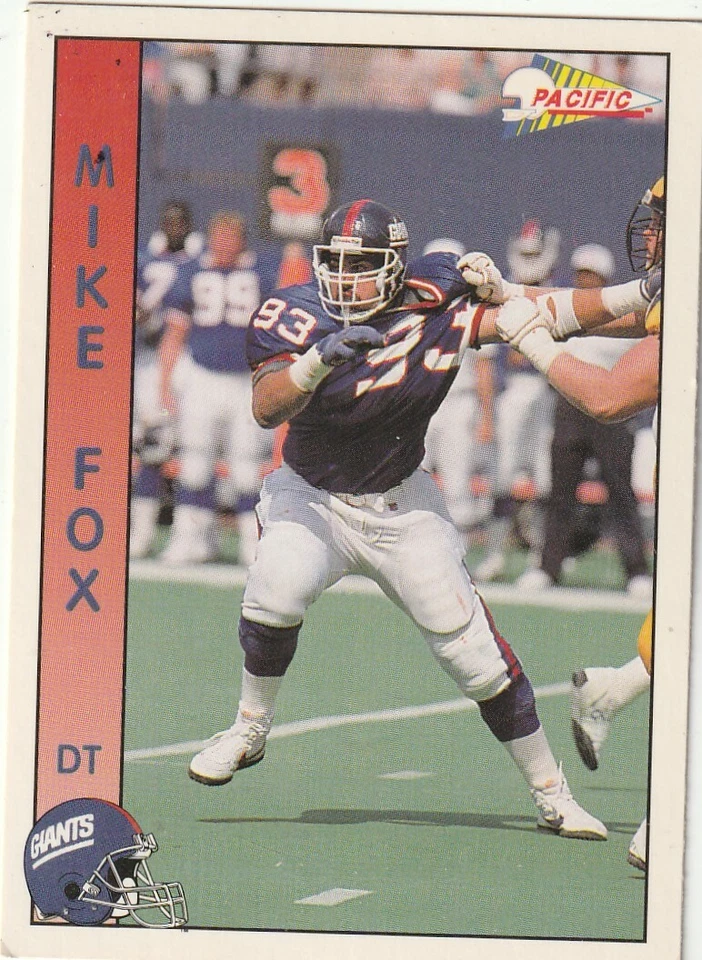 FREE SHIPPING-MINT-1992 Pacific #217 Mike Fox-PLUS GIANTS BONUS CARDS - Image 1 of 1