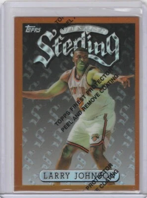 1996-97 Finest Refractors #231 Larry Johnson Bronze 051-C - Image 1 of 2