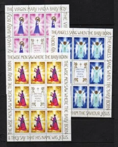 HOJAS DE NAVIDAD NEVIS MNH 1980 SG55-57 DE 8 X 3 - Imagen 1 de 1