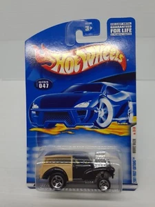 2001 Hot Wheels #47 First Editions 35/36 MORRIS WAGON Black/Tan New 28759 1:64 - Picture 1 of 10