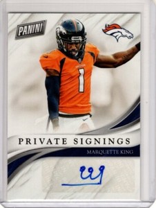 MARQUETTE KING 2018 Panini Black Friday Private Signings AUTO / AUTOGRAPH SSP