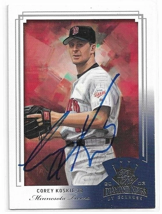 COREY KOSKIE Autographed Signed 2003 Diamond Kings card #35 Minnesota Twins - Image 1 of 1