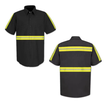 Camisas uniformes de remolque de trabajo de seguridad reflectantes de alta visibilidad Red Kap Foto 1 de 4