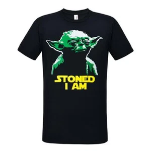 {Stoned I Am} T Shirt Maglietta Divertente Rasta Marijuana Weed Kush Smoking Grafica - Foto 1 di 1