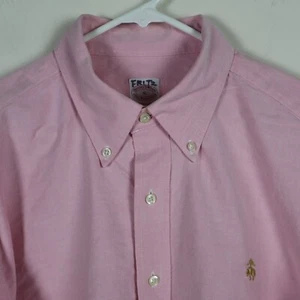 Brooks Brothers Shirt Mens XL Pink Limited Edition 185th Anniversary OCBD Preppy - Picture 1 of 15