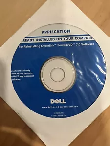 Dell CyberLink PowerDVD 7.0 Software Disc For Reinstalling Brand New Sealed 2006 - Picture 1 of 2