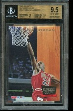 1993 Hoops Supreme Court Michael Jordan #SC11 BGS 9.5 with Pristine 10 Centering