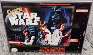 Super Star Wars SNES Game Box 2" x 3" Fridge Locker MAGNET Nintendo - Picture 1 of 3