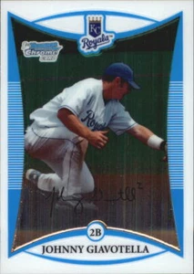 2008 Bowman Chrome Draft Prospects #BDPP47 Johnny Giavotella DP Card - Picture 1 of 2