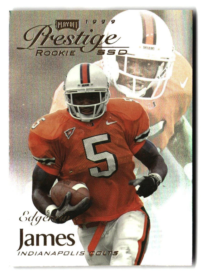 1999 Playoff Prestige SSD #B164 Edgerrin James - Image 1 of 2