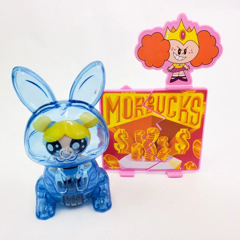The Power Puff Girls Aura Power Pod Bubbles Bulle Pull Back & Crash Through Wall Cover