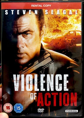 Violence Of Action DVD True Justice Elijah Kane Cop CIA Thriller Steven Seagal - Image 1 of 3
