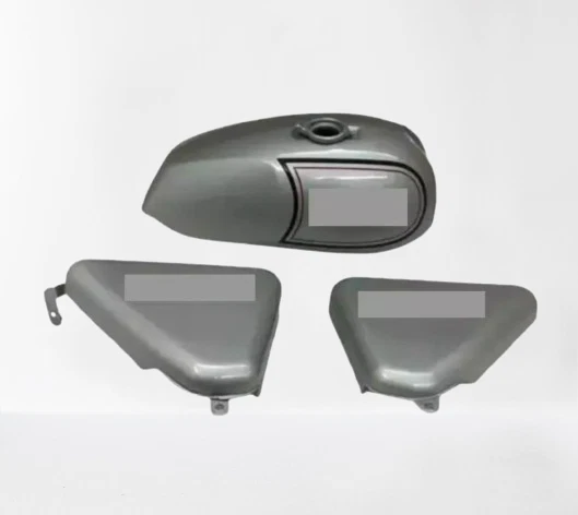 ADECUADO PARA Tanque de gasolina pintado plateado Norton Commando Roadster + Panel lateral 850 Foto 1 de 4