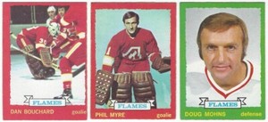 7 1973-74 OPC HOCKEY ATLANTA FLAMES CARDS (BOUCHARD/MYRE+++)