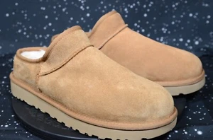 UGG Classic Damen Slipper Gr.11 Braun Kastanie Leder Fell Slipper 1108193 - Bild 1 von 11